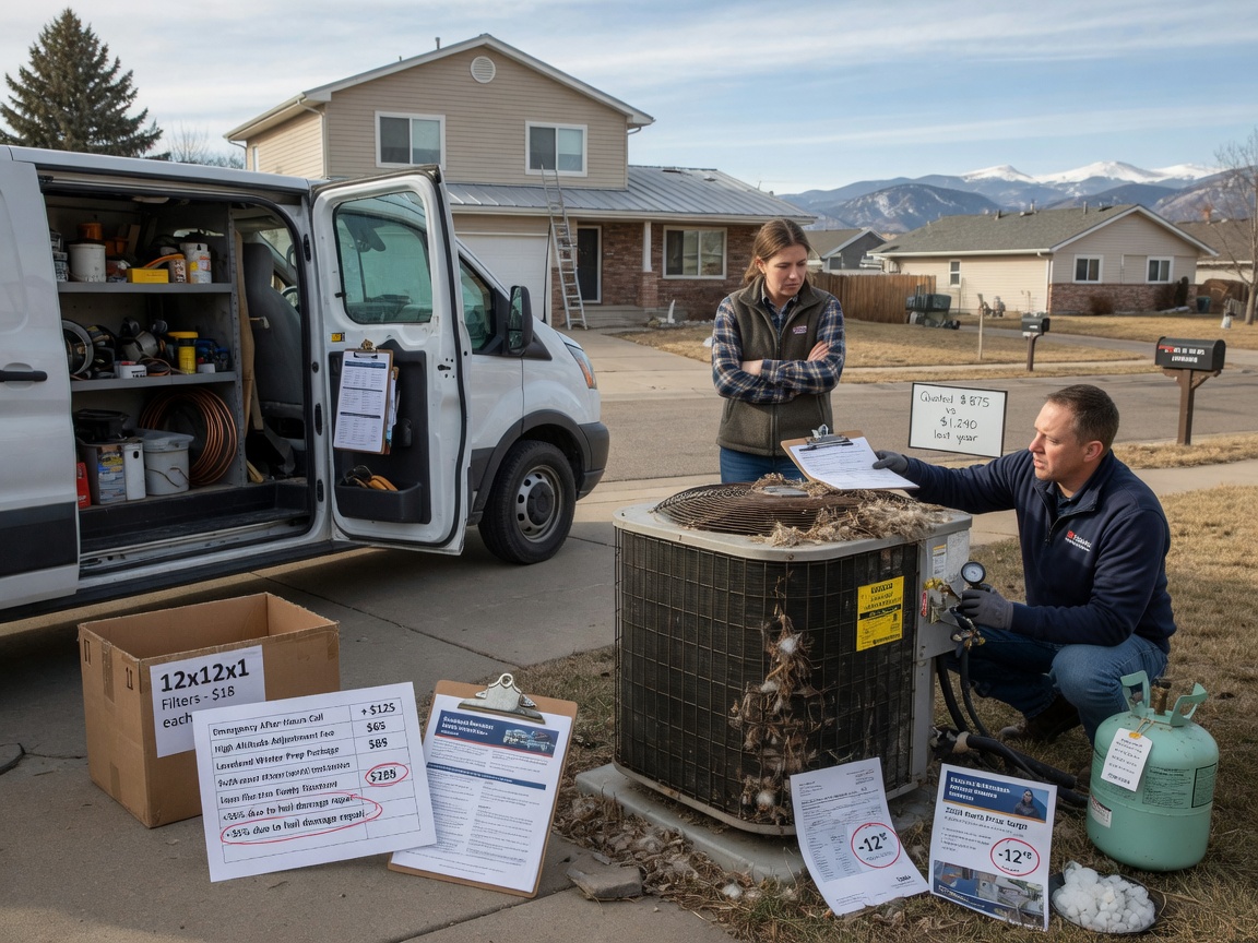 What Affects HVAC Maintenance Service Pricing Around Loveland